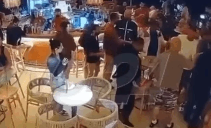 PAMJE TË RËNDA/ Ja VIDEO e sherrit masiv në Korçë