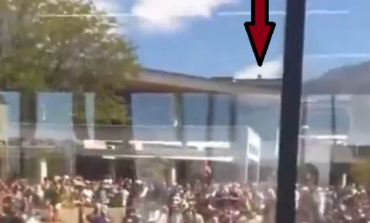 Pamje tronditëse pas vrasjes së Charlie Kirk, një person misterioz shihet duke vrapuar mbi çatinë e universitetit
