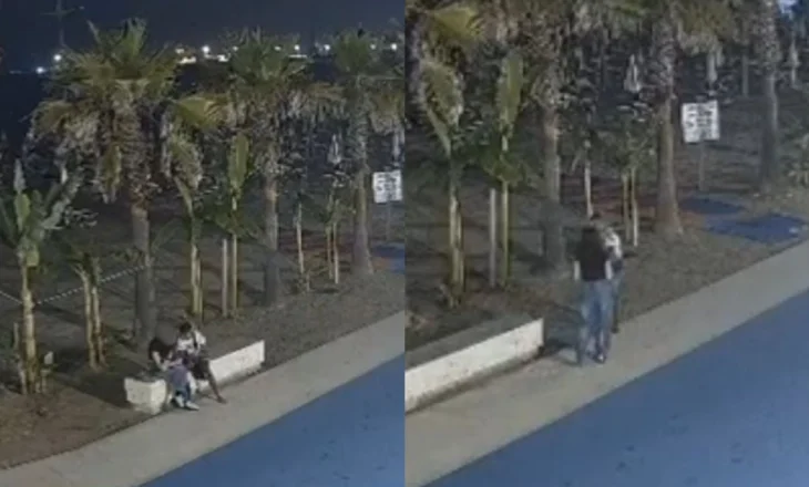 Përdhunimi i turistes italiane/ Pamjet e kamerave të sigurisë tregojnë momentet kur autori bisedon me 18-vjeçaren në shëtitoren e Plazhit, më pas largohen drejt bregut