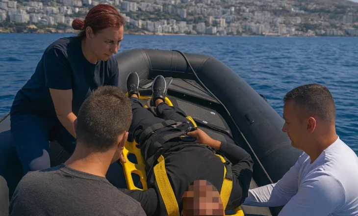 Plagosen 3 persona nga përplasja e 2 mjeteve turistike, transportohen në spital