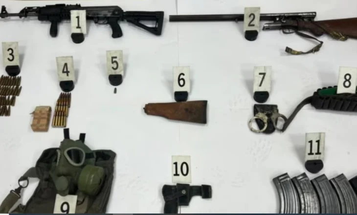 Policia gjen armë e municione në Mitrovicë të Veriut