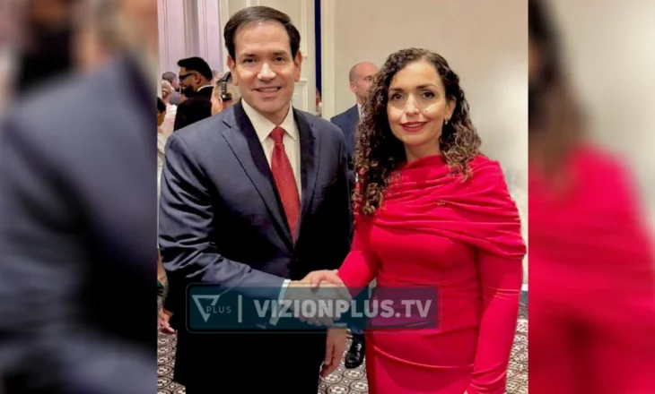 Presidentja Osmani takon Sekretarin amerikan të shtetit Marco Rubio në New York
