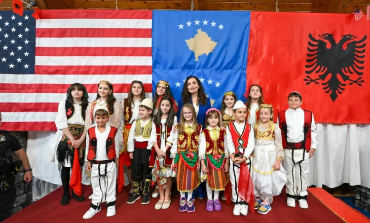 Presidentja Vjosa Osmani nis vizitën në SHBA me takime emocionuese me mërgatën shqiptare në Waterbury