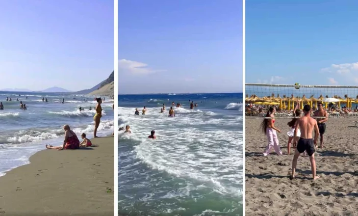 Rama sjell të dielën e një dite plazhi nga Rana e Hedhun në Shëngjin