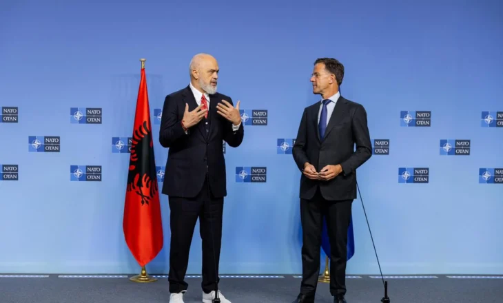 Rama takohet me shefin e NATO-s, Rutte: Shqipëria, një aleat i fortë. Rama: Port ushtarak në Porto Romano