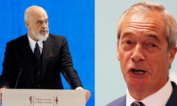 Rama “thumbon” Farage: Kur largohesh nga BE, flet gjepura