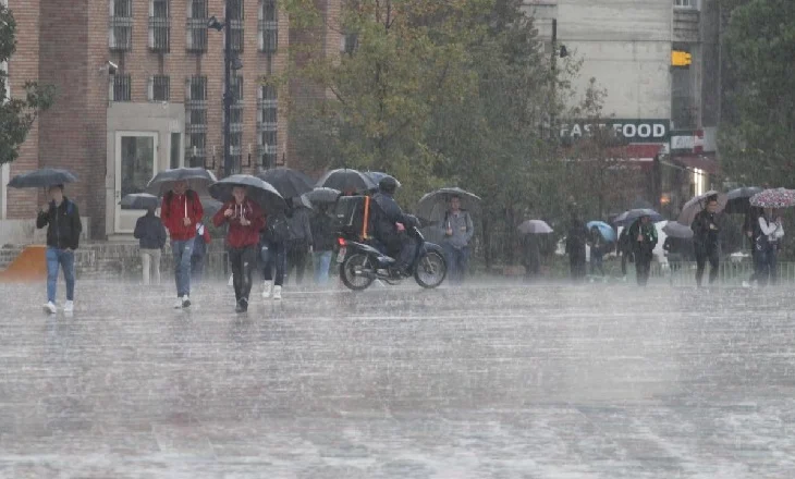 Reshje shiu në të gjithë territorin e vendit, ulen temperaturat