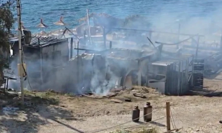 Restoranti shkrumbohet nga flakët në Vlorë