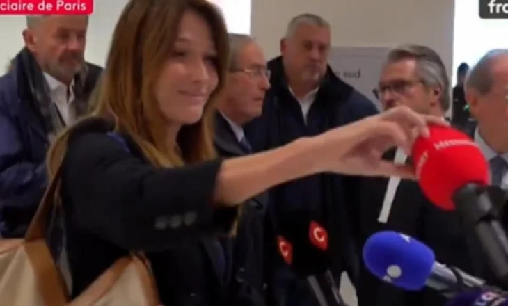 Sarkozy u dënua me 5 vite burg/ Carla Brunin si mban nervat sulmon mikrofonin e medias (VIDEO)