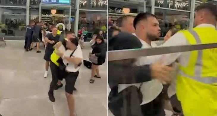 Sherri në aeroportin e Rinasit, policia: 18 familjarë që udhëtonin me çarter, donin të kalonin të gjithë bashkë në ‘check in’
