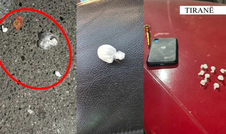 Shpërndanin kokainë në doza, përfundojnë në pranga dy persona në Kamëz