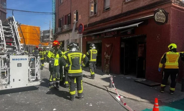 Shpërthimi i fuqishëm në një lokal në Madrid, nxirret trupi i pajetë i një burri 52-vjeçar