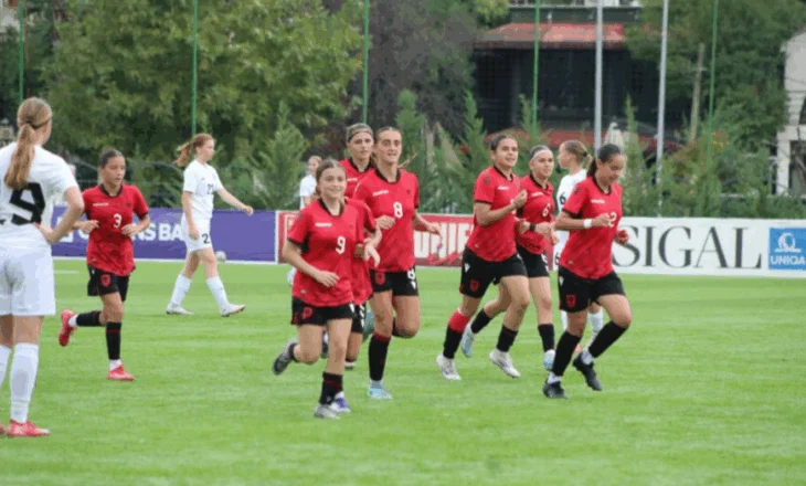 Shqipëria U-15 për vajza fiton edhe ndaj Estonisë në turneun “UEFA Development”