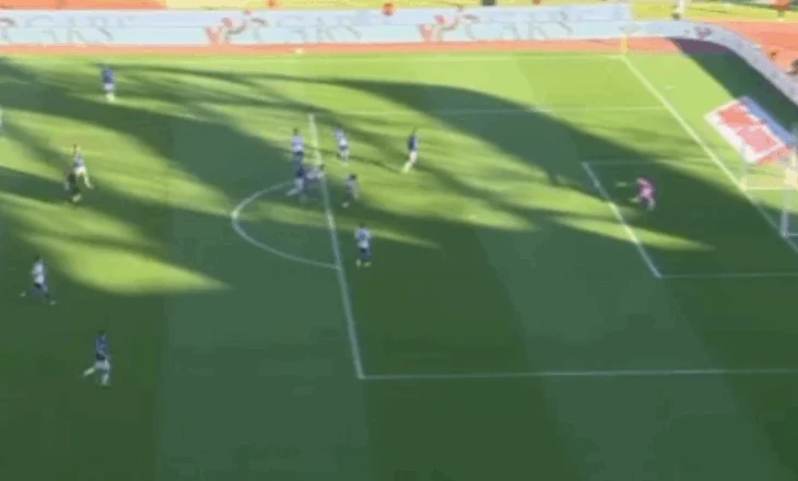 Spektakolar, Arbër Hoxha shënon një supergol në Kroaci