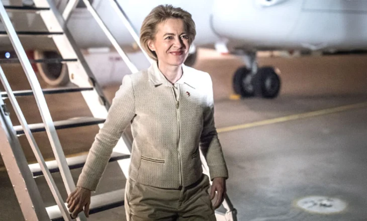 Sulmohet avioni i Ursula von der Leyen, ndërhyrje në sistemin e GPS,  dyshohet se pas ngjarjes  qëndrojnë rusët