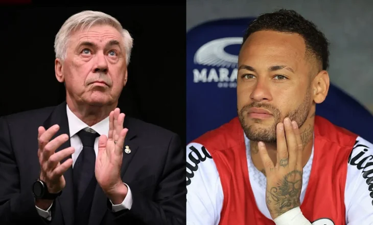 Tension te Brazili, Neymar përgënjeshtron Ancelottin për mos thirrjen e tij në kombëtare