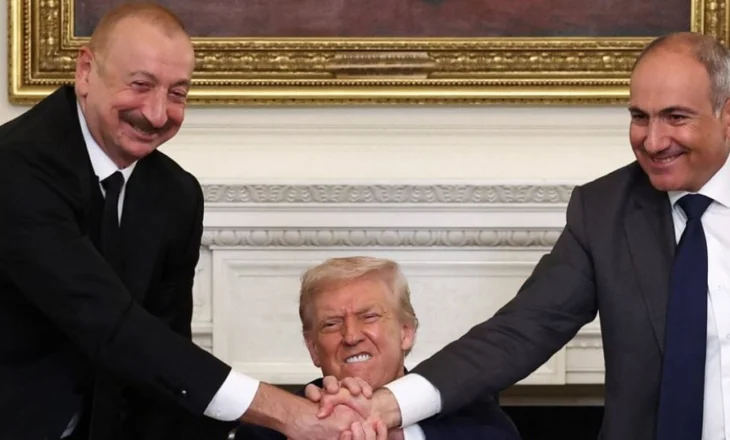 Trump ngatërron sërish Shqipërinë me Armeninë në konferencë me Starmer: Zgjidha luftën shumëvjeçare mes ‘Shqipërisë dhe Azerbajxhanit’