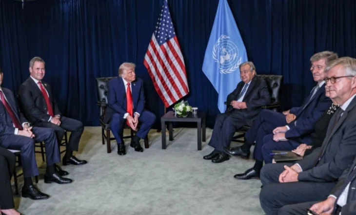 Trump takohet me sekretarin e përgjithshëm të OKB-së, në fokus zgjidhja e luftës në Ukrainë dhe në Gaza