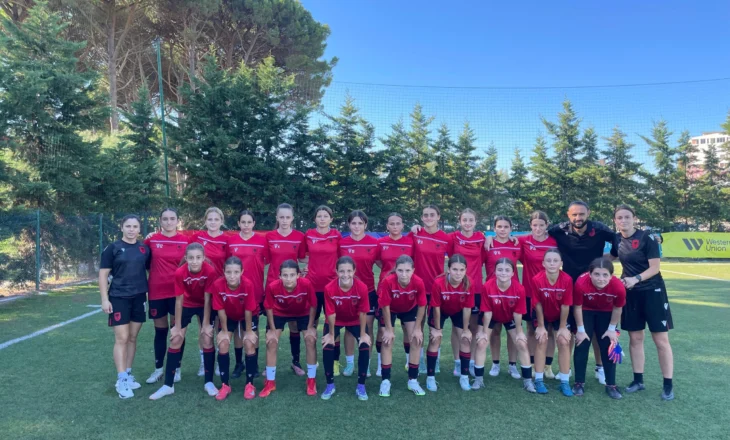 UEFA Development për vajza/ Shqipëria U-15 mbyll përgatitjet për ndeshjen kundër Moldavisë