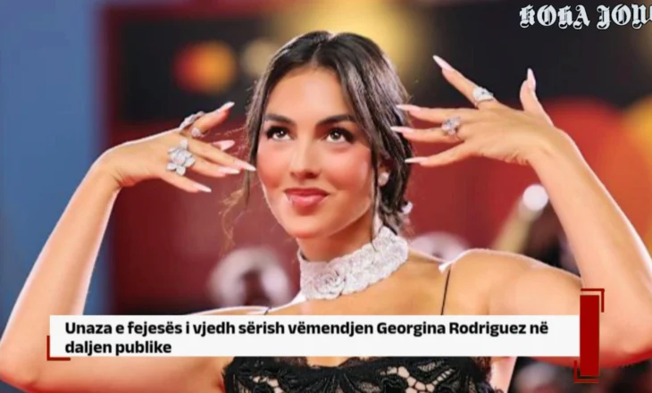 Unaza e fejesës i vjedh sërish vëmendjen Georgina Rodriguez në daljen publike