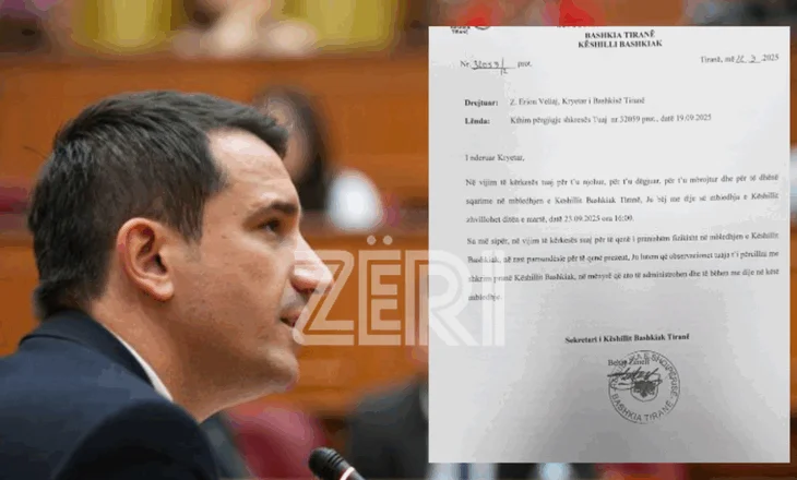 Veliaj kërkoi të ishte i pranishëm në mbledhjen e shkarkimit! Këshilli Bashkiak: Na i dërgo qëndrimin me shkrim