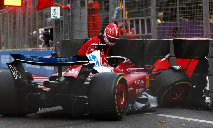 Verstappen siguron “pole position” mes kaosit në Baku, 6 flamuj të kuq prej aksidenteve