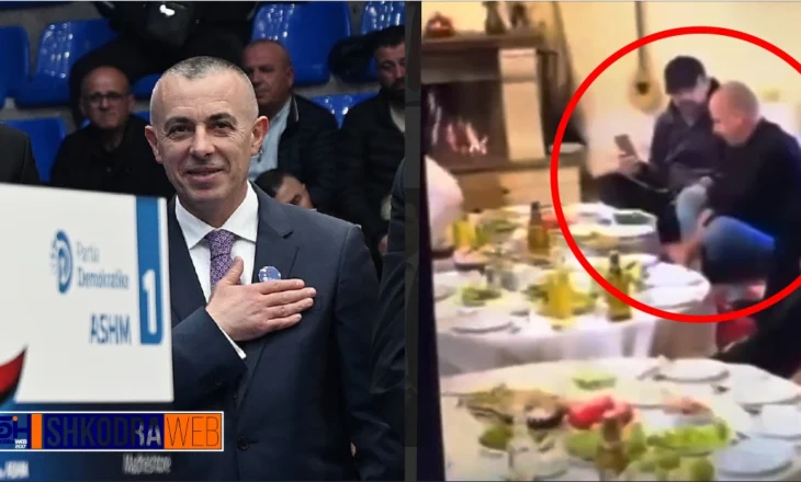 VIDEO – Bashkë me Olsi Ramën në një darkë në Kukës, deputeti i PD- së Arian Ndoja sqaron pozicionin e tij