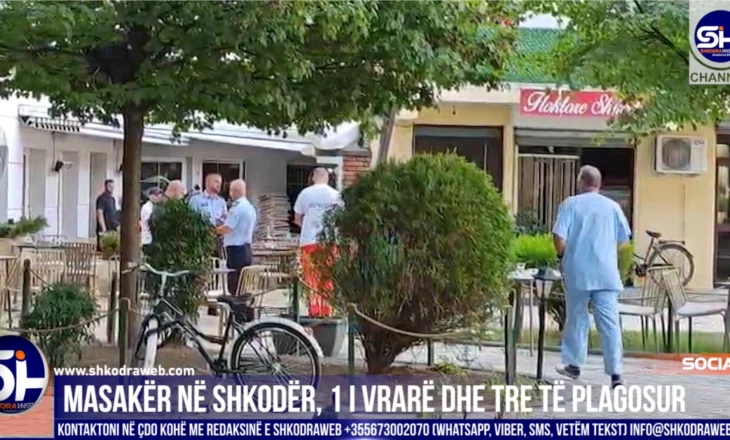 VIDEO – Bilanc tragjik në qendër të Shkodrës, një i vrarë dhe tre të plagosur në atentat…