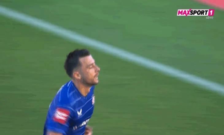 VIDEO/ Nga mesfusha shënon gol te porta e kundërshtarit, Arbër Hoxha trondit Hajdukun e Splitit