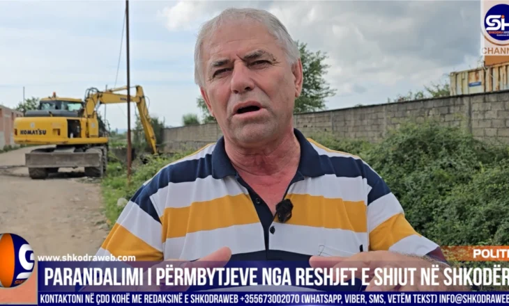 VIDEO – Parandalimi i përmbytjeve nga reshjet e shiut në Shkodër, Bashkia vijon pastrimin e kanaleve…