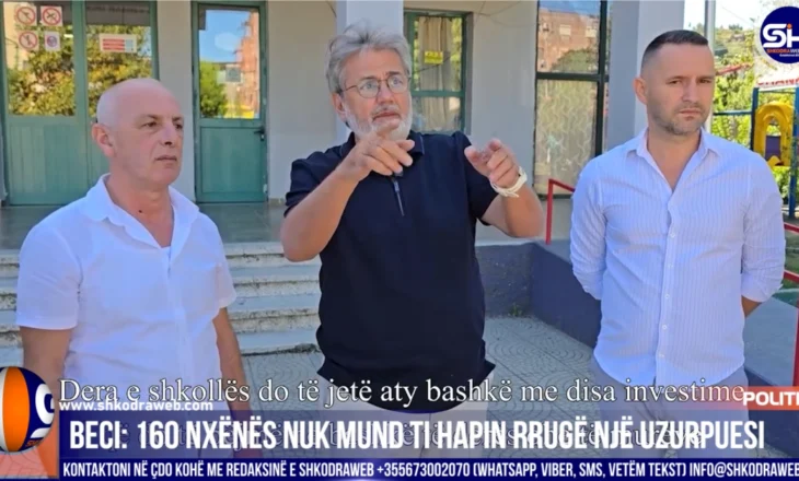 VIDEO – “Të hënën, kjo paligjshmëri merr fund”, kryebashkiaku Beci paralajmëron “çlirimin” e “Ali Laçej”