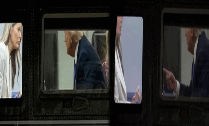 (VIDEO)Momente të tensionuara/ Trump i ngre gishtin Melanias, pamjet nga “Marine One”