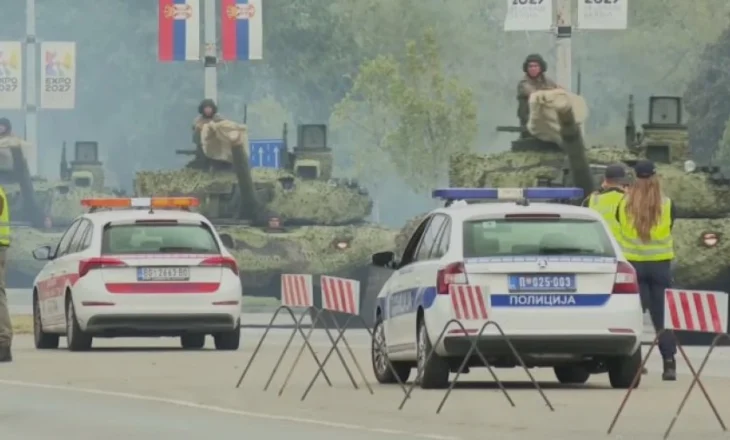 Vuçiç bllokon Beogradin për paradën ushtarake, qytetarët nën terrorin e tankeve: Arrogancë dhe shfaqje force e regjimit