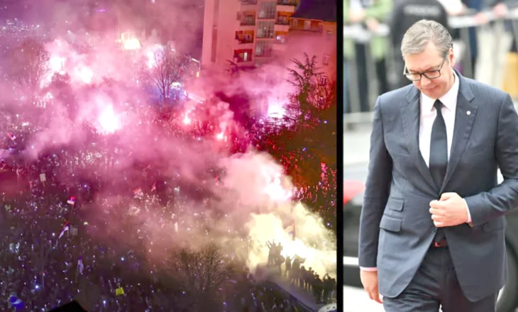 Vuçiç “po luan me dy porta”, opozita nxjerr zbuluar presidentin, ja pse ai po e sajon historinë e “Maidanit serb”