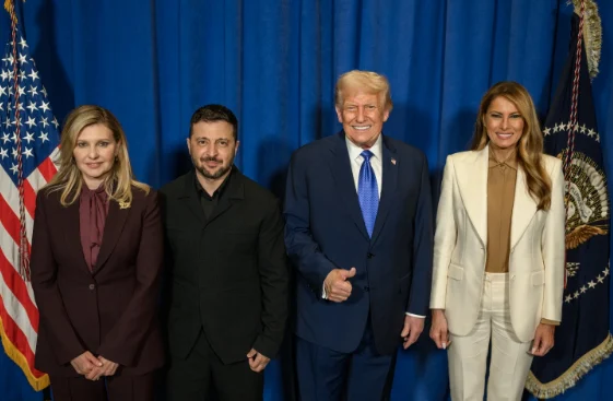 Zelensky falenderon Donald dhe Melania Trump për mbështjetjen ndaj Ukrainës: Amerika është krah nesh!