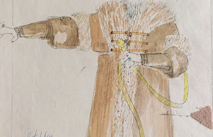 151 skica origjinale të kostumeve të filmave pasurojnë koleksionin në Arkivin e Filmit