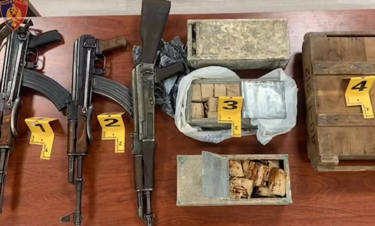 ‘3500 euro pistoleta’/ Zbulohet trafikanti i armëve në Fier, policia kontroll ‘agresiv’ gjendet arsenal muninicionesh