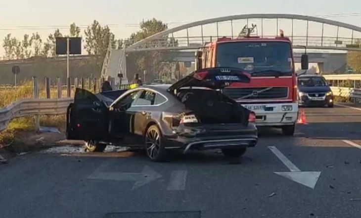 Aksident në autostradën Milot–Mamurras, përplaset makinë me autobus – dy të plagosur