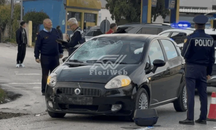 Aksident në “Kthesën e Azotikut” – përplaset motoristi, dërgohet me urgjencë në spital!