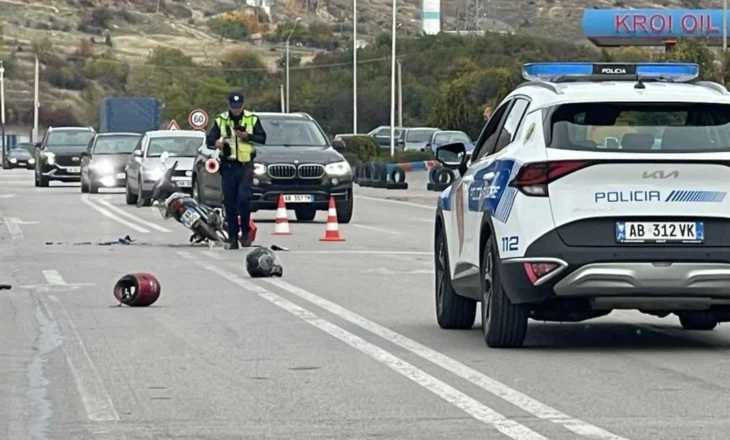 Aksident në Libonik të Maliqit, plagoset drejtuesi i motoçikletës