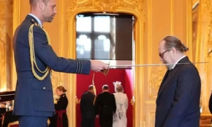 Aktori Gary Oldman merr çmimin kalorës nga Princi William