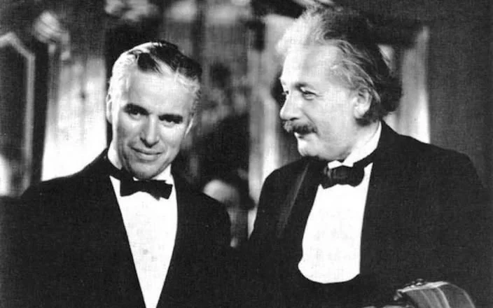 Albert Einstein & Charlie Chaplin!