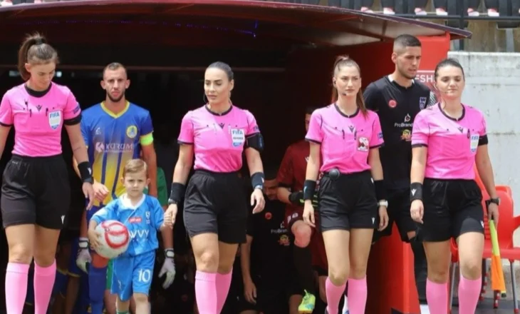 Arbitret shqiptare me në krye Emanuela Rusta do mbajnë drejtësinë në ndeshjen e raundit të dytë të UEFA Women’s Europa Cup