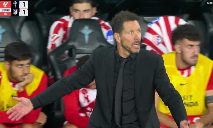 Atletico “dehet” nga fitorja në derbin e Madridit dhe zhgënjen ndaj Celta Vigo (video)