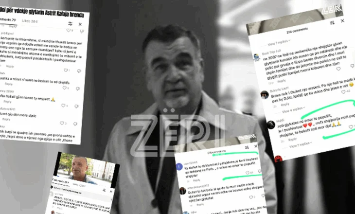 ‘Avni Rustem, të lumtë dora!’/ Mijëra komente pro autorit të vrasjes barbare të gjyqtarit Astrit Kalaja, çfarë po ndodh me shoqërinë shqiptare?