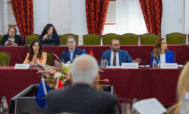 Demokratët takohen me delegacionin e Stabilizim-Asocimit, Bardhi: Diskutuam për raportin e ODIHR
