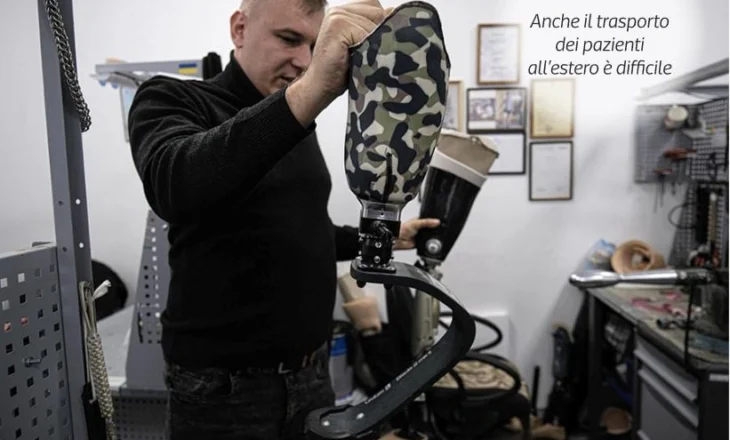 Drama e Ukrainës me 100 mijë persona të amputuar, bëhet “fabrika” më e madhe e protezave në botë