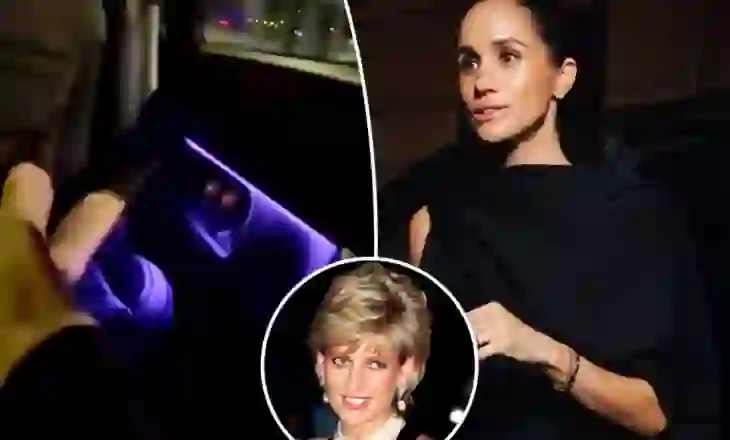 “E papërshtatshme!”/ Meghan Markle filmon veten me këmbët lart në tunelin e tragjedisë së Dianës
