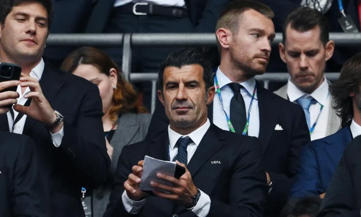 Figo për president të UEFA-s? Legjenda portugeze ndez rrjetin me postimin e koduar në Instagram