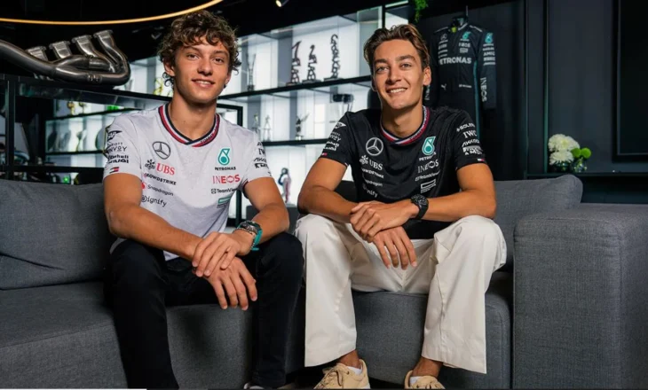 Formula 1/ Mercedes beson te pilotët e tij, rinovon kontratën me Antonelli-n dhe Russell